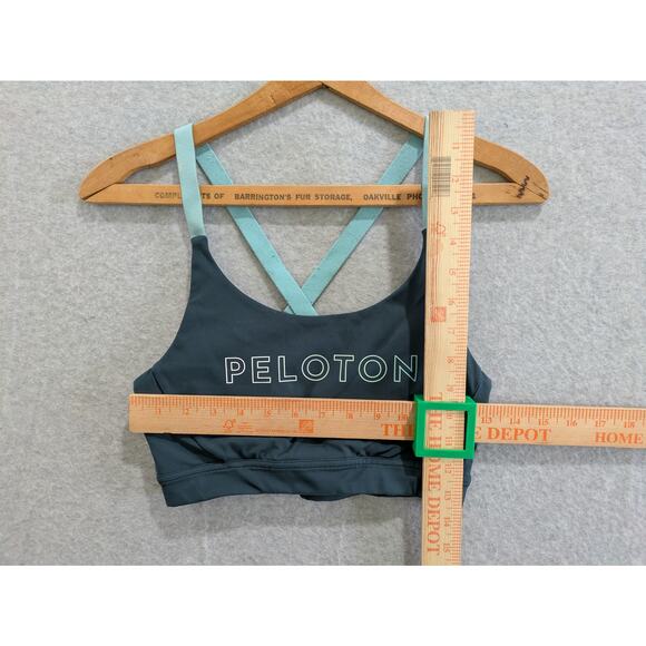 Peloton Sports Bra Womens S‎ Blue Dry Fit Colorblock Crossback Strap Activewear - Picture 6 of 7